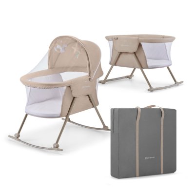 KINDERKRAFT Lit bébé 3 en 1 Lovi Beige