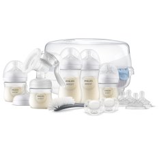 Σετ θηλασμού Philips AVENT Natural Response με χειροκίνητη αντλία και αποστειρωτή έως και MW