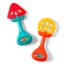 BABYONO Educational teether with watermelon rattle