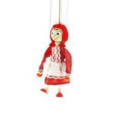 Marionnettes en bois - Le Petit Chaperon rouge