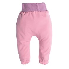 Pantaloni softshell pentru copii cu membrană Monkey Mum® - Vată de zahăr