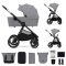 KINDERKRAFT Kombikinderwagen Nea 2 2in1 Platinum Grey