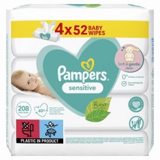 PAMPERS Sensitive 4x52 uds - toallitas húmedas