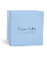 Doudou Set Regalo azzurro - coniglietto con dou dou 10 cm