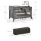 KINDERKRAFT Reisebett Joy 2 mit Zubehör Dark Grey