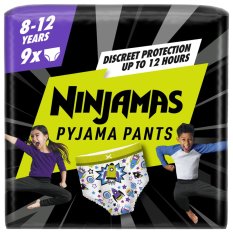 NINJAMAS Pyjama Pants -avaruusalukset, 9 kpl, 8 vuotta, 27kg-43kg