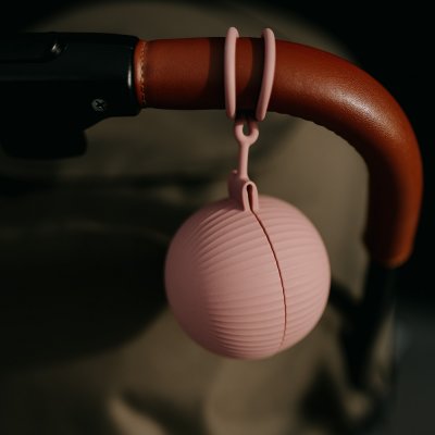 PETITE&MARS Pouzdro silikonové na dudlík Desert Sand 0m+