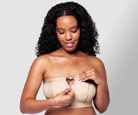 MEDELA Pas do odciągania pokarmu Hands-free™ - beżowy L