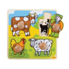 Bigjigs Toys Farm Peg Puzzle