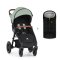 PETITE&MARS Kočárek sportovní Street2 Air Oak Iron Green + PETITE&MARS fusak Jibot