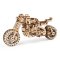 Ugears Puzzle 3D en bois mécanique UGR-10 Moto (scrambler) avec side-car