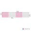 Wall sticker for girls - Gray and pink dots