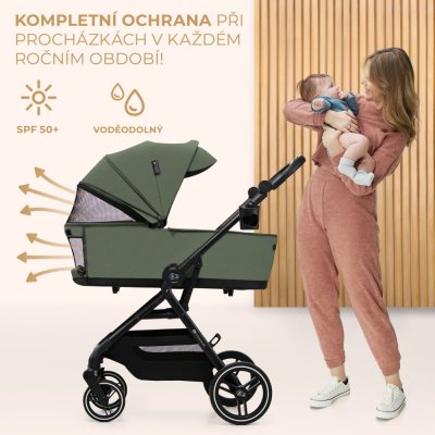 KINDERKRAFT SELECT Kinderwagen kombiniert Yoxi 2in1 Mystic Green
