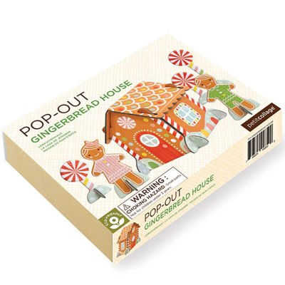 Puzzle 3D Petit Collage Căsuța din turtă dulce