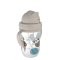 CANPOL BABIES Kubek niekapiący ze słomką i ciężarkiem Zwierzęta egzotyczne 270 ml szary, 6m+