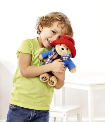 Rainbow Plüsch Paddington mit Schal groß