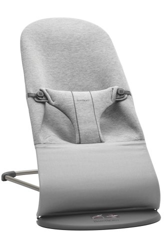 Lettino Bliss BABYBJÖRN, Jersey 3D Grigio Chiaro