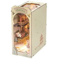 Puzzle 3D RoboTime Serre-livres Miniature Maison Sakura