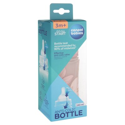 CANPOL BABIES Anti-Kolik-Flasche EasyStart Gold 240 ml rosa
