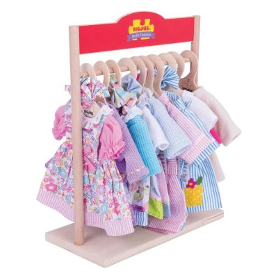 Bigjigs Toys Wieszak na ubrania dla lalek