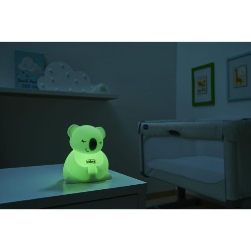 CHICCO Lampička noční světlo dobíjitelné, přenosné Sweet Lights - Koala