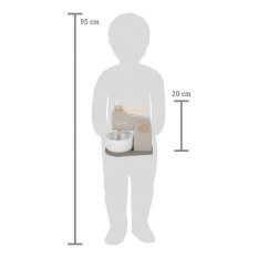 small foot Houten Keukenmachine 2 in 1 Tasty grijs