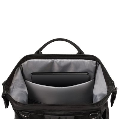 BABYONO Wickeltasche / Rucksack Modern Style black