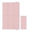 CEBA Pad de infasat de calatorie (60x40) Basic Pink