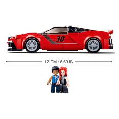 Sluban M38-B0955 Modellek Piros olasz sportautó