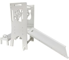 2Kids Toys Growing Learning Tower Cat with Slide and Board