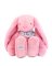 Doudou Coniglio di peluche XXL con sciarpa rosa 50 cm