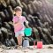 Bigjigs Toys Secchiello da spiaggia rosa scuro