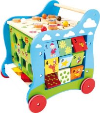 small foot Lauflernwagen Großer Motorikwürfel Wichtel