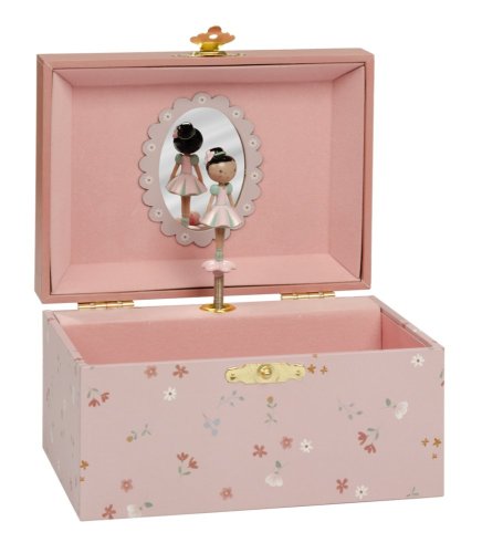 LITTLE DUTCH Škatla za nakit glasbena Rože