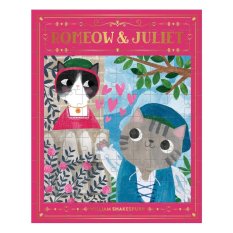 Puzzle Mudpuppy Romeow & Juliet Bookish Cats 100 peças