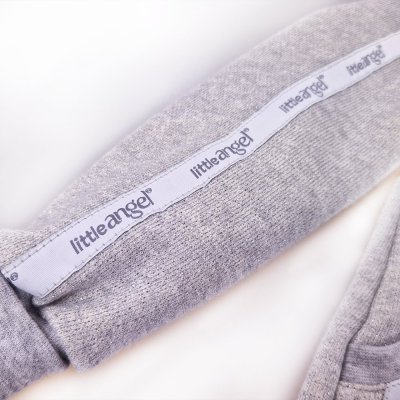 Mikinaste obleke - siva melanž sijaj