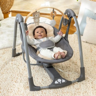 INGENUITY Swing conversível vibrando com melodia Every Season™ Chic Boutique™ 0m+ até 9 kg
