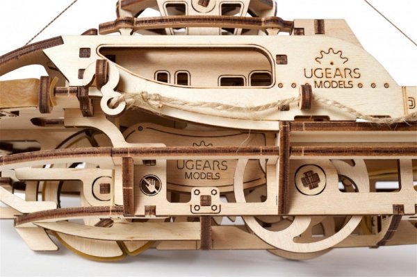 Ugears Drewniane Puzzle Mechaniczne 3D Holownik