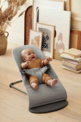 BABYBJÖRN Transat Bliss, Jersey 3D Gris Clair