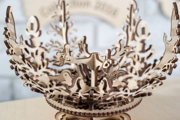 Ugears 3D Wooden Mechanical Puzzle Flower