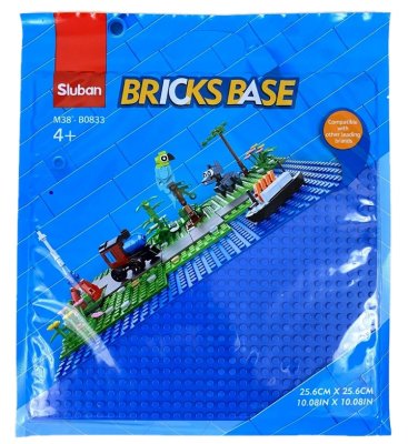 Sluban Bricks Base M38-B0833E Plaque de Base 32x32 bleue