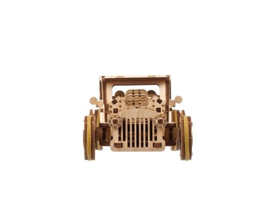 Ugears Drewniane Puzzle Mechaniczne 3D The Hot Rod Furious