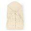 PETITE&MARS Lace-up nurse wrap with solid coconut insert Light Beige 75x75 cm