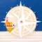 small foot Houten Loopwagen Walvis