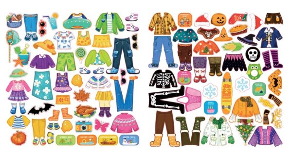 2Kids Toys Magnetic Dressing Family