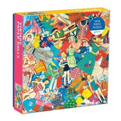 Galison Puzzle Papierpuppen Vintage 1000 Teile