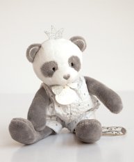 Doudou Zestaw prezentowy - pluszowa zabawka panda 20 cm