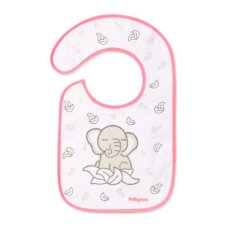 BABYONO Bib Terry, keskikokoinen, vedenpitävä norsu 6m+