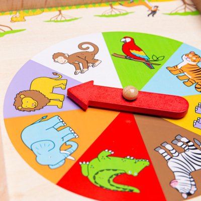 Bigjigs Toys Roulette mit Tieren