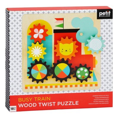 Petit Collage Puzzle engranajes trenecito